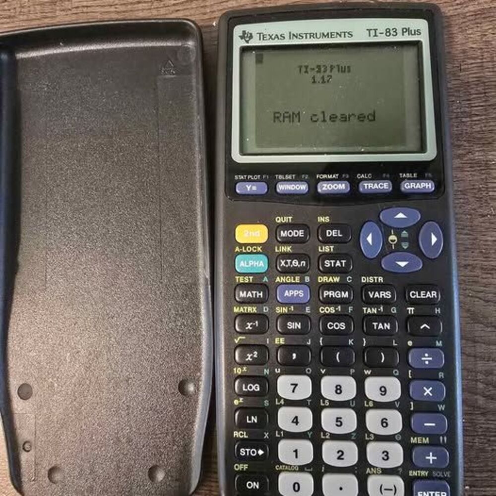 Ti 83+ calculator